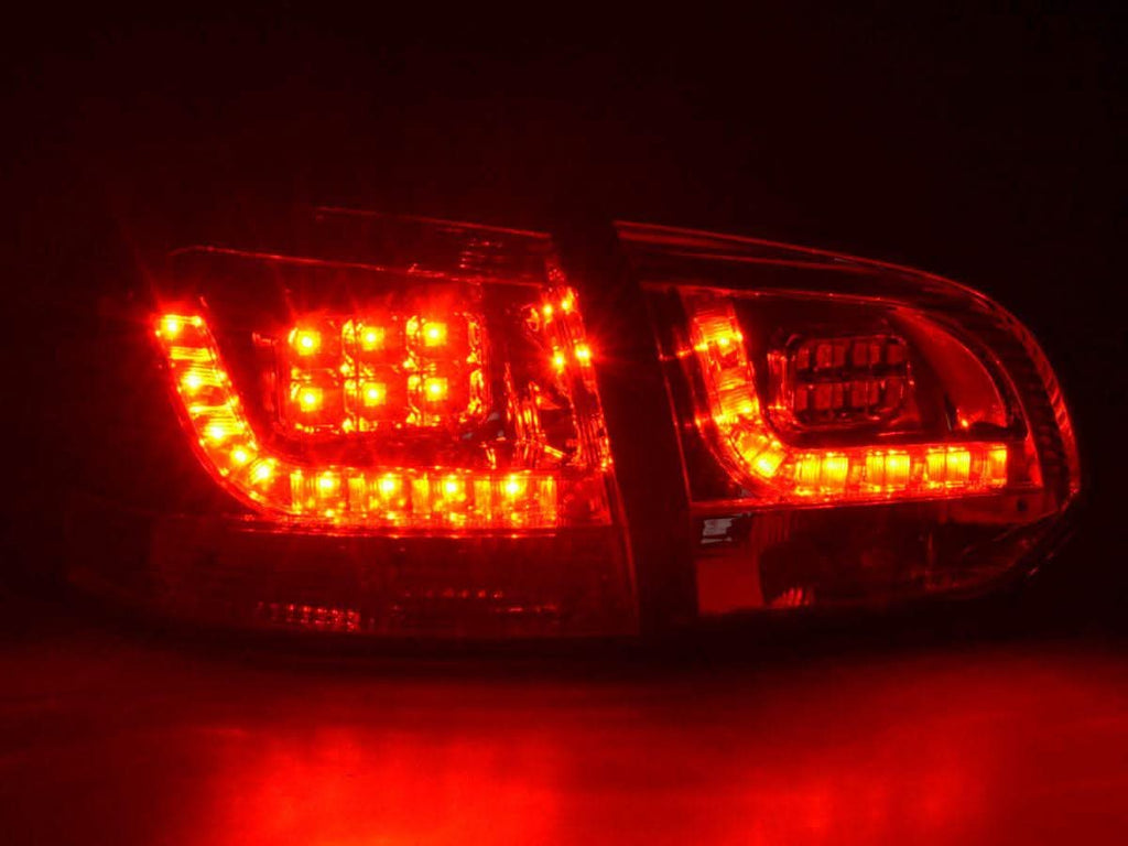 VW Golf Mk6 GTI LED Clear Tail Lights V2 (2008-2014)