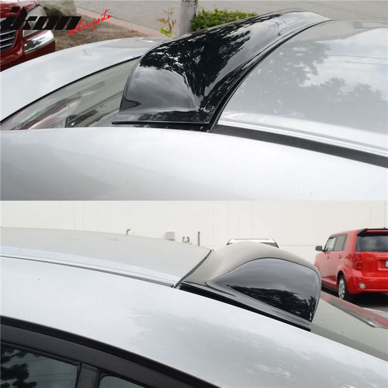 2012-2015Â Honda Civic 4Dr Black Rear Roof Window Spoiler Visor Acrylic
