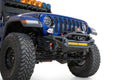 2018+ Jeep JL JLU JT Wrangler , Gladiator Rock Fight Front Bumper Addictive Desert Designs License Plate Bracket