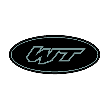 "WT" Rear Oval Emblem Overlays (Printed Series) - 2021-2023 Bronco Wildtrak